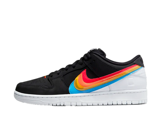 Polaroid x Nike SB Dunk Low Pro QS "Black" Black/HoWight 25.5cm