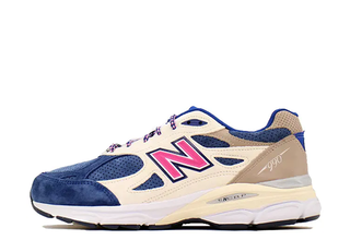 Kiss x New Balance 990V3 "Daytona" Pink/Ne Minar 25.5cm