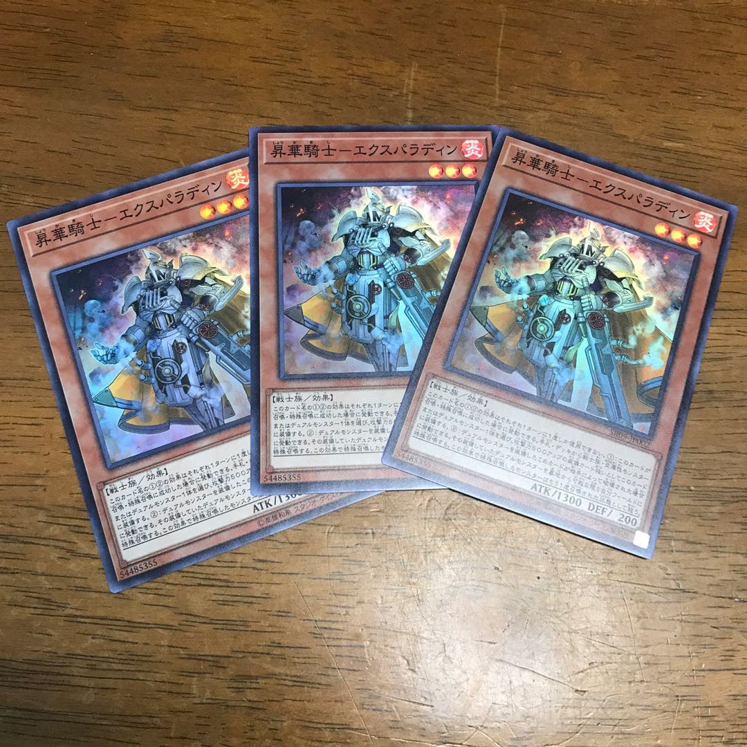 昇華騎士-エクスパラディン SR 3枚 fdkj1920