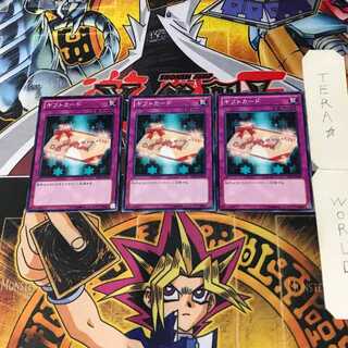 ギフトカード DE02 10 ノーマル 3枚セット てら