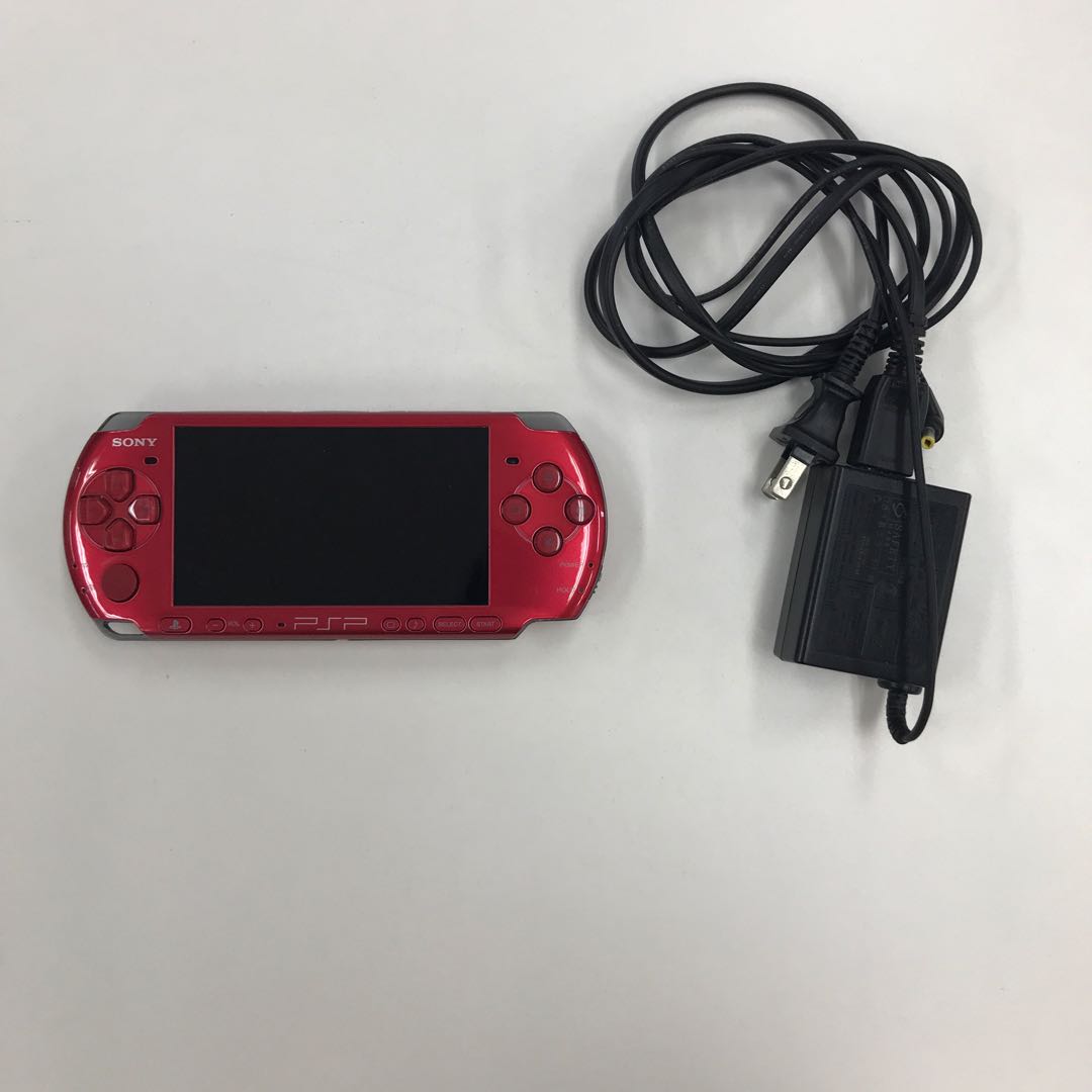 【バッテリー有】PSP3000 ラディアントレッド 134