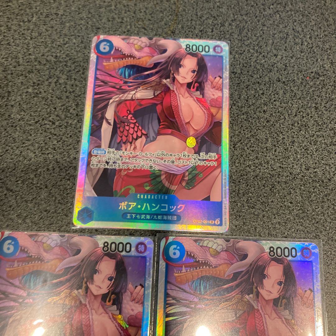 One Piece Card Game 500 Years in the Future Hancock SR 5 cards ONE PIECE