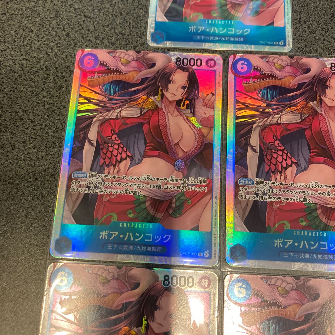 One Piece Card Game 500 Years in the Future Hancock SR 5 cards ONE PIECE