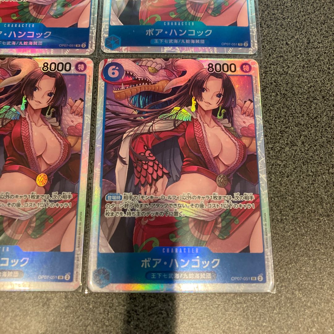 One Piece Card Game 500 Years in the Future Hancock SR 5 cards ONE PIECE