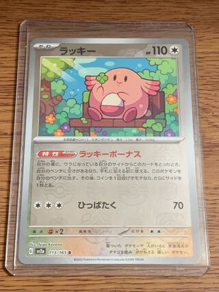 Chansey (Master Ball pattern/mirror spec.) R 113/165