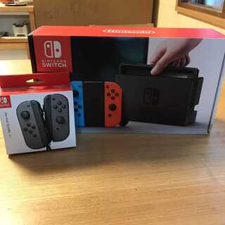 ニンテンドースイッチ、ジョイコンブラック付き