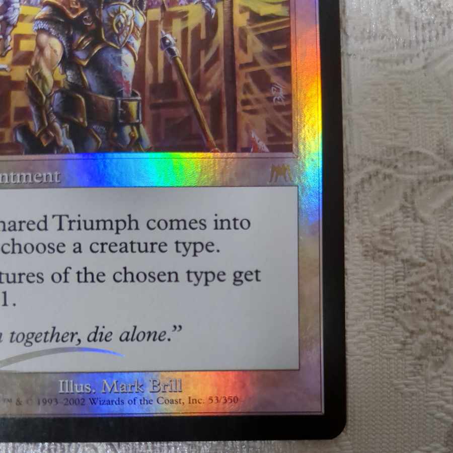 【ONS】foil 共同の功績【英】