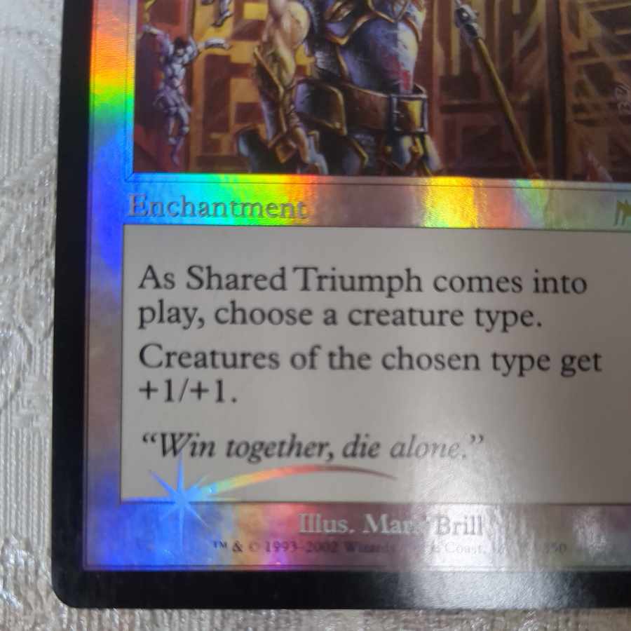 【ONS】foil 共同の功績【英】