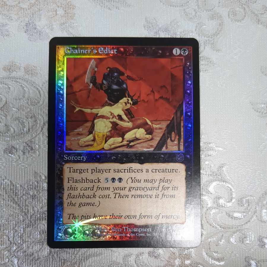 [TOR] foil Chainer's Edict [English].