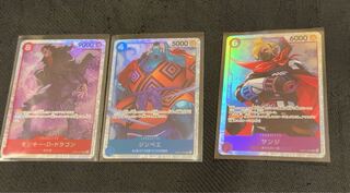 モンキー・Ｄ・ドラゴン　ジンベエ　サンジ