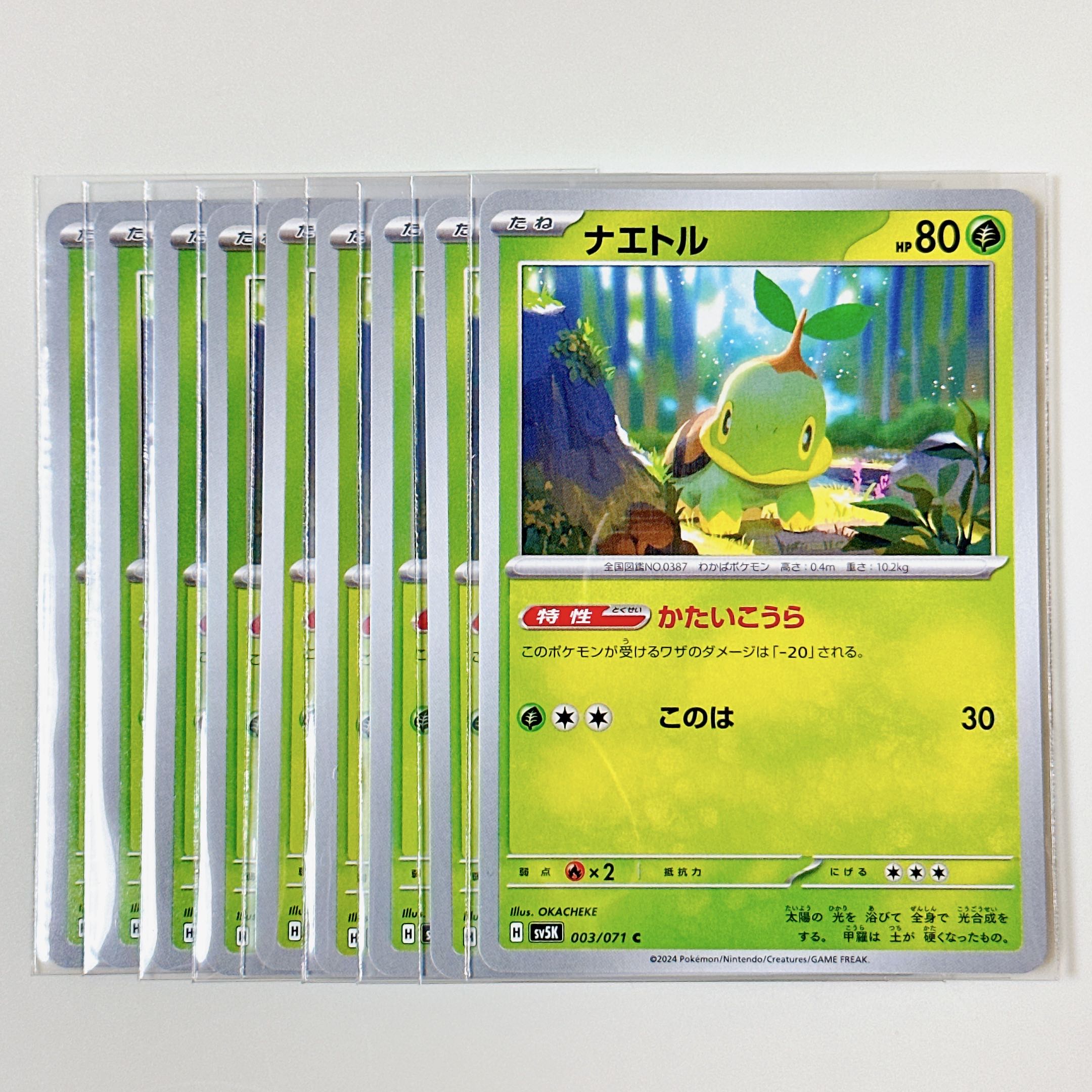 Turtwig 003/071 C Wild Riryoku sv5k Set of 12