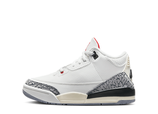Nike Gs Air Jordan 3 "Cement Reimagined" Summit HoWight/Fire Red/Black/Cement Grey 24cm