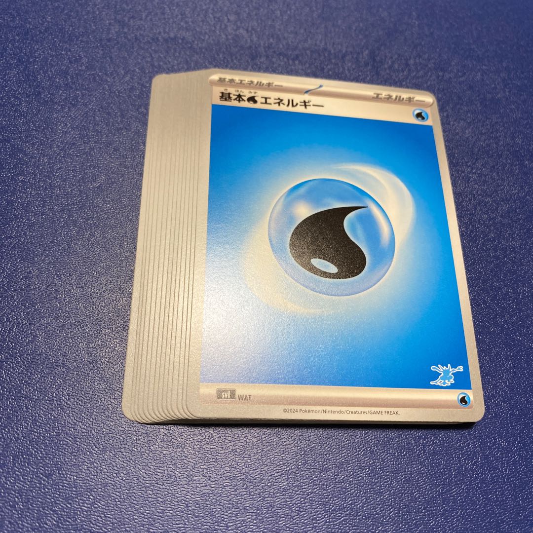 Pokémon Card Basic WaterEnergy 14 cards Greninja mark