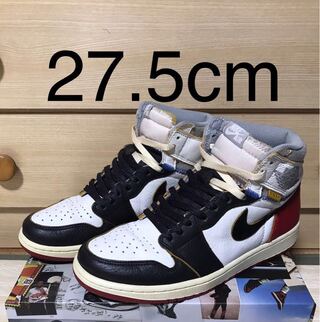 Union x Nike Air Jordan 1 Retro High OG NRG "Varsity Red/Wolf Grey/Black" 27.5cm