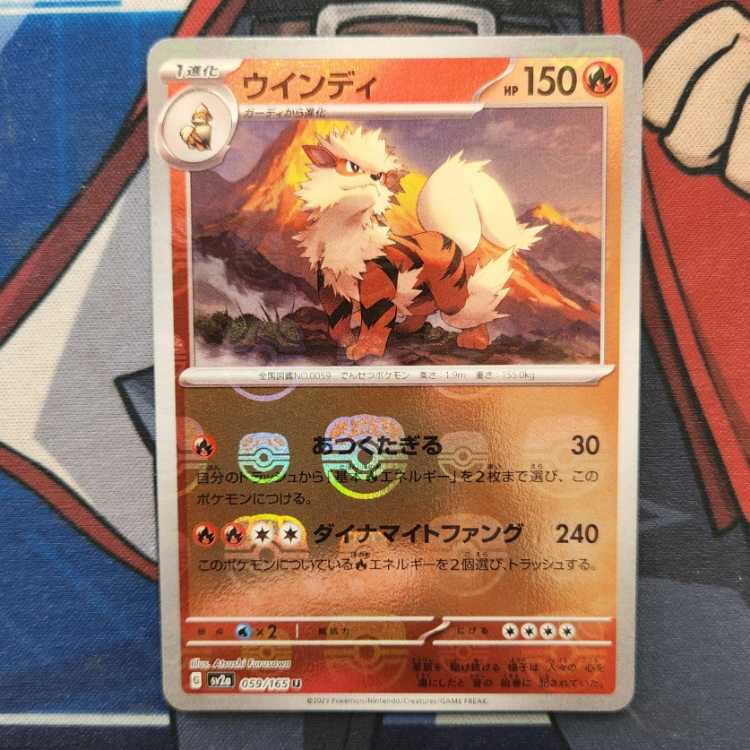 Arcanine (Master Ball pattern/mirror) U 059/165 control01