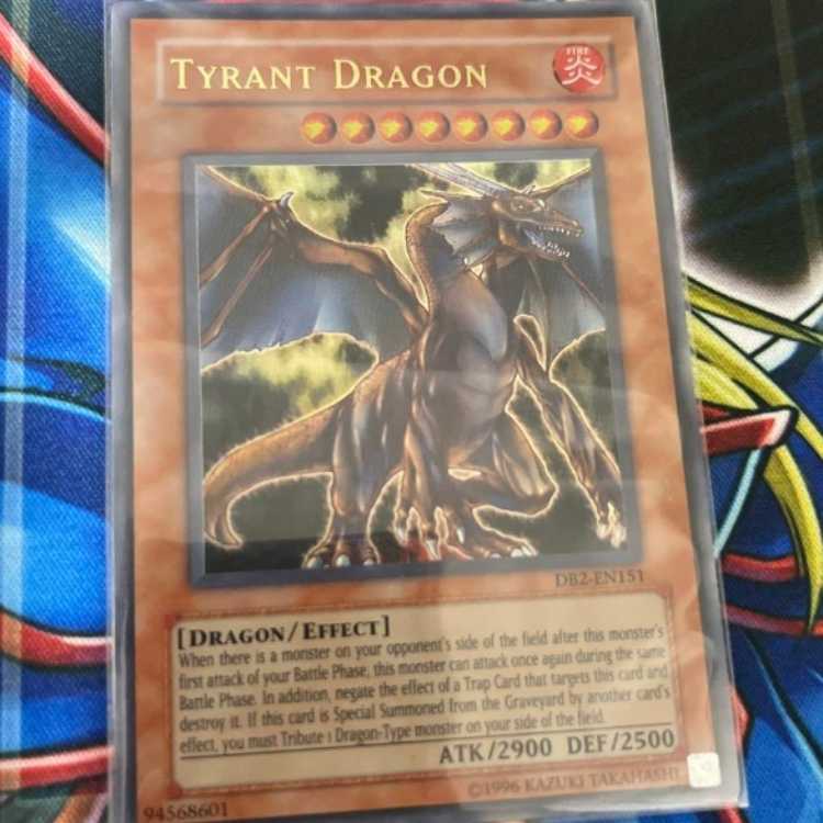 Yu-Gi-Oh Tyrant Dragon English DB2 Rare