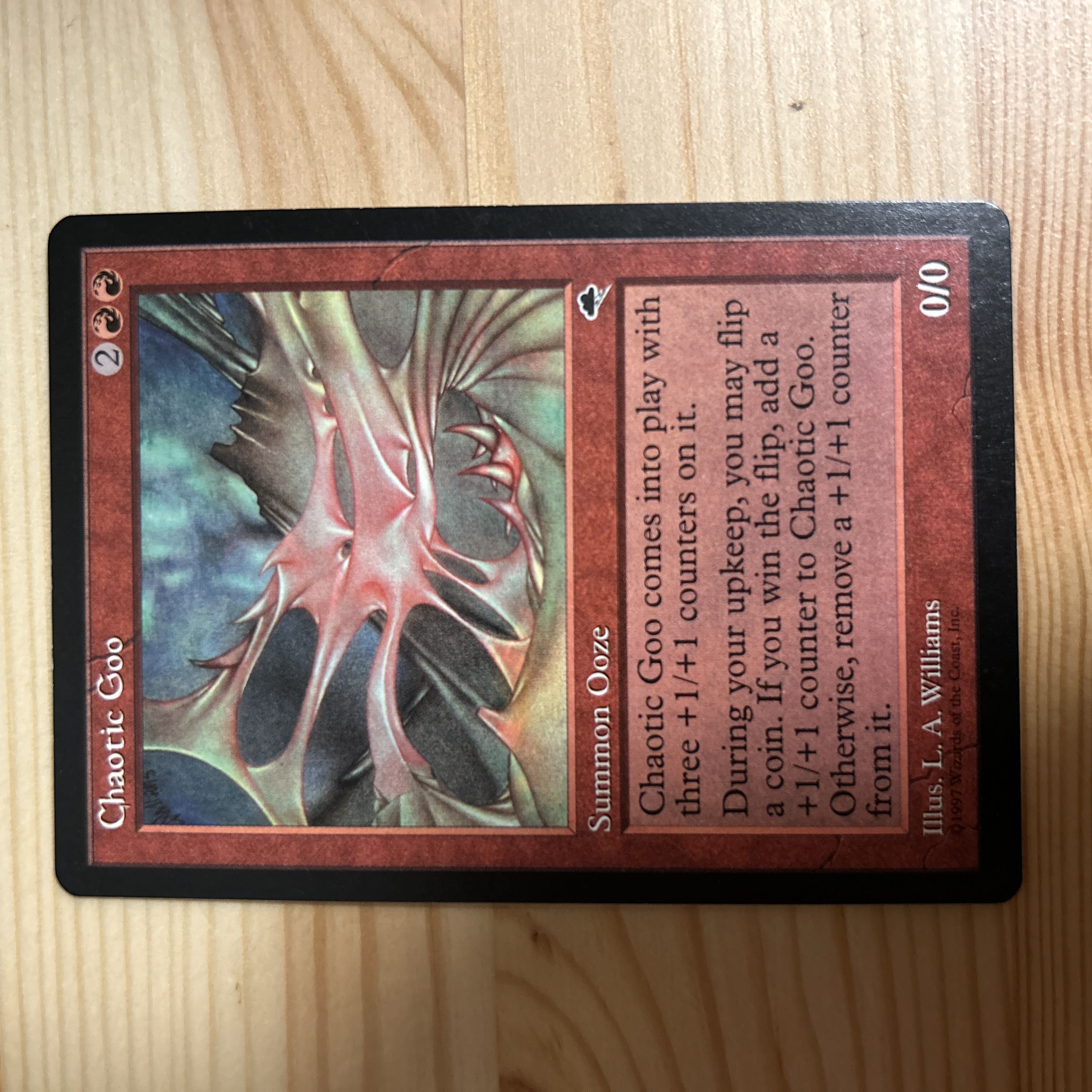 English "Chaotic Goo/Chaotic Goo" [TMP] Red R