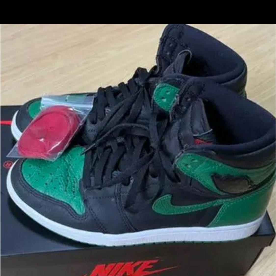 Nike Air Jordan 1 Retro High Og Black/HoWight Pine Green Gym Red 26.5cm
