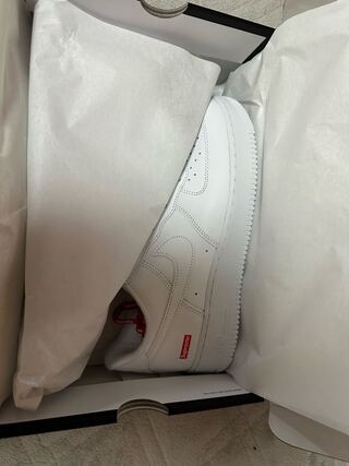 SUPREME x NIKE BOX LOGO AIR FORCE 1 LOW 27cm 27cm