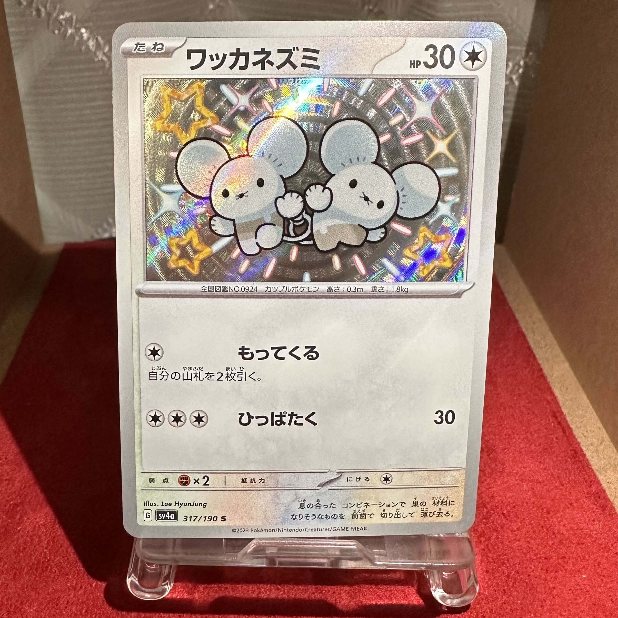 Pokémon card for Mr. Aki [Wacker Mouse] S, different color