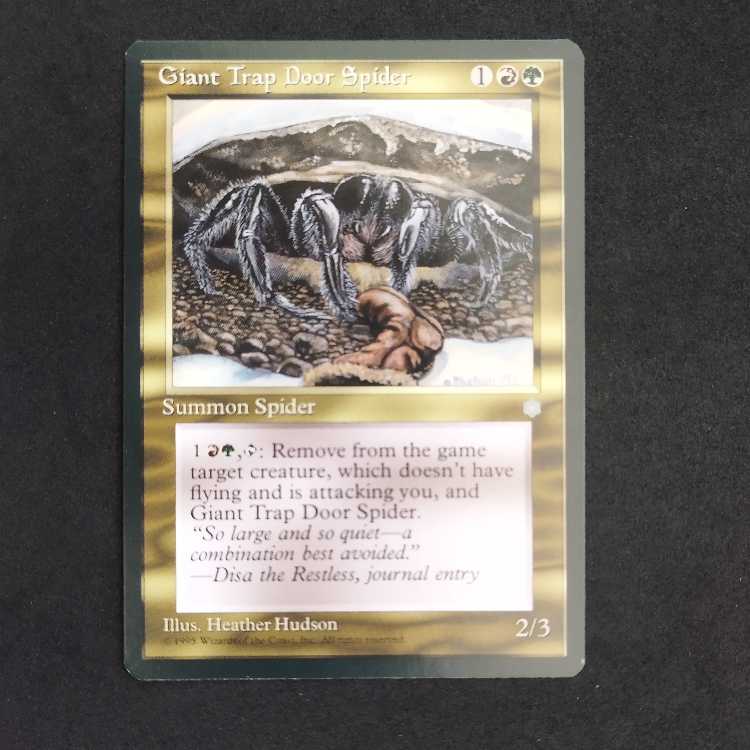 Giant Trap Door Spider 1枚