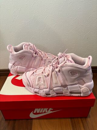 Nike Women's Air More Uptempo "Pink Foam/Pink Foam" 24.5cm