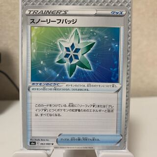 スノーリーフバッジ U 063/069