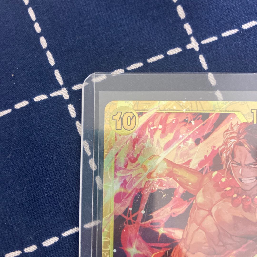 One Piece Card Game Portgas D. Ace Secret Rare 500 Years in the Future ONE PIECE