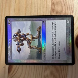 英語【Foil】《弩弓歩兵/Crossbow Infantry》[7ED] 白C
