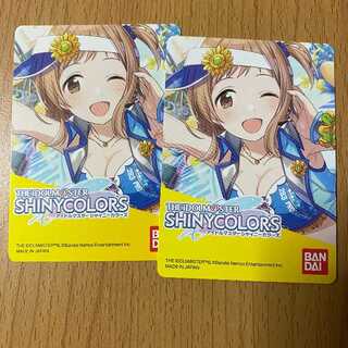 Two cover cards that come with the starting deck of THE IDOLM@STER SHINY COLORS