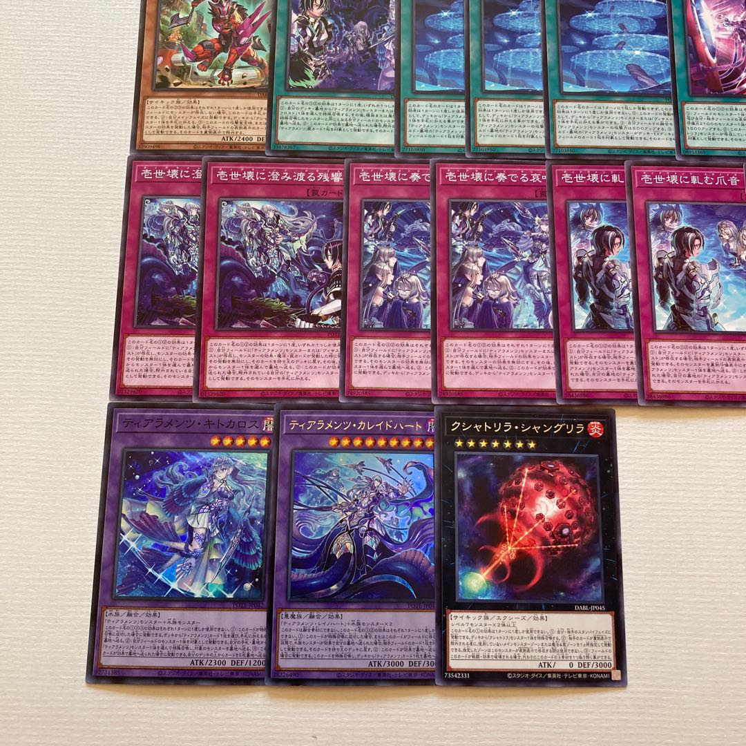 Tiaraments Kshatrira Deck Parts 31 sheets Tiaraments Kaleidhart Tiaraments Kitkaros