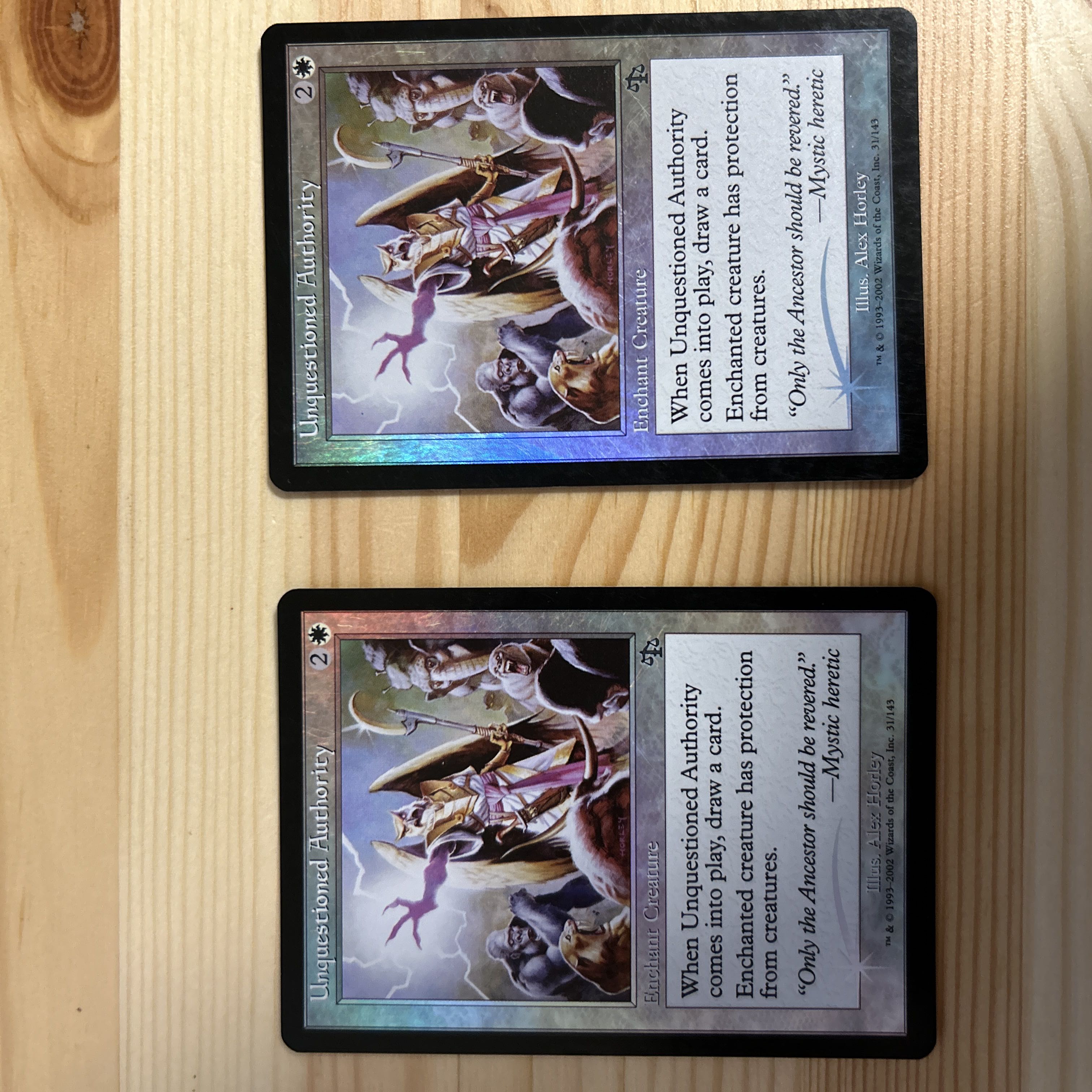 [Foil] [Unquestioned Authority/Unquestioned Authority] JUD