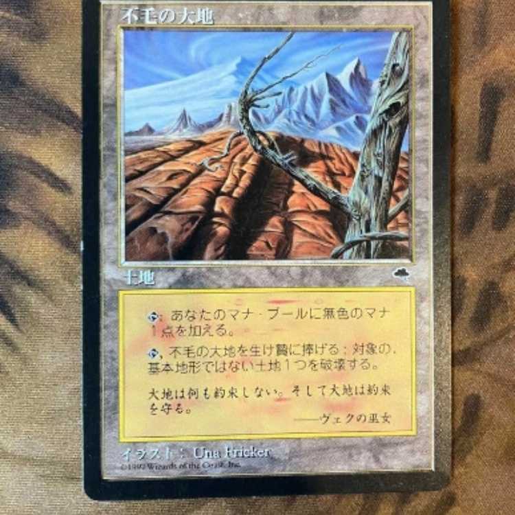 不毛の大地　mtg 統率者　レガシー