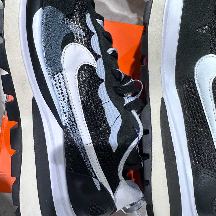 Sakai x Nike Vapor Waffle "Black and Ho Wight" Black/Ho Wight/Gray 28cm