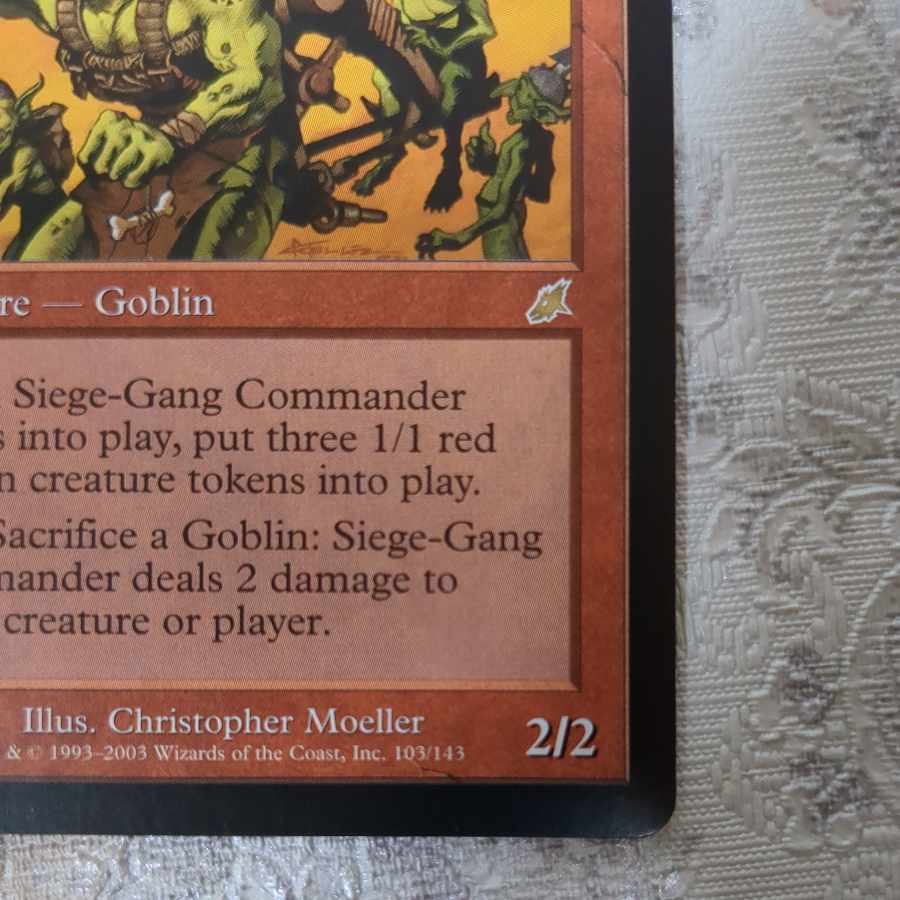 SCG] Siege-Gang Commander [English