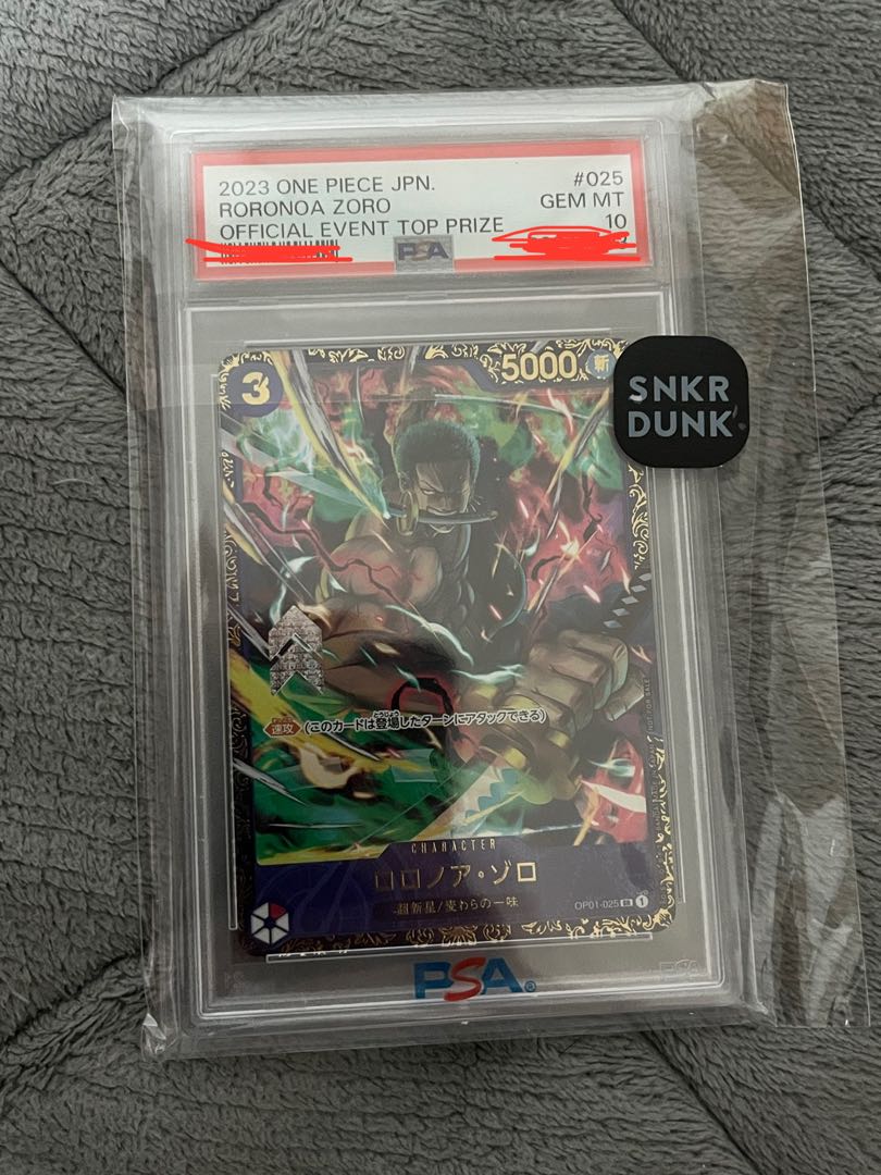 PSA10] Roronoa Zoro (Parallel) (Flagship Battle) SR OP01-025