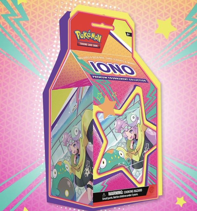 Pokémon Card Nanjamo Premium Tournament Collection BOX Iono Premium Tournament Collection to be shipped around late April.