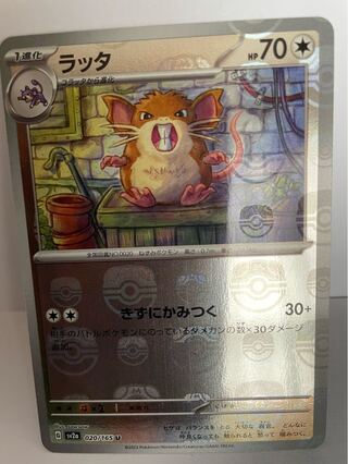 Raticate (Master Ball pattern/mirror) U 020/165