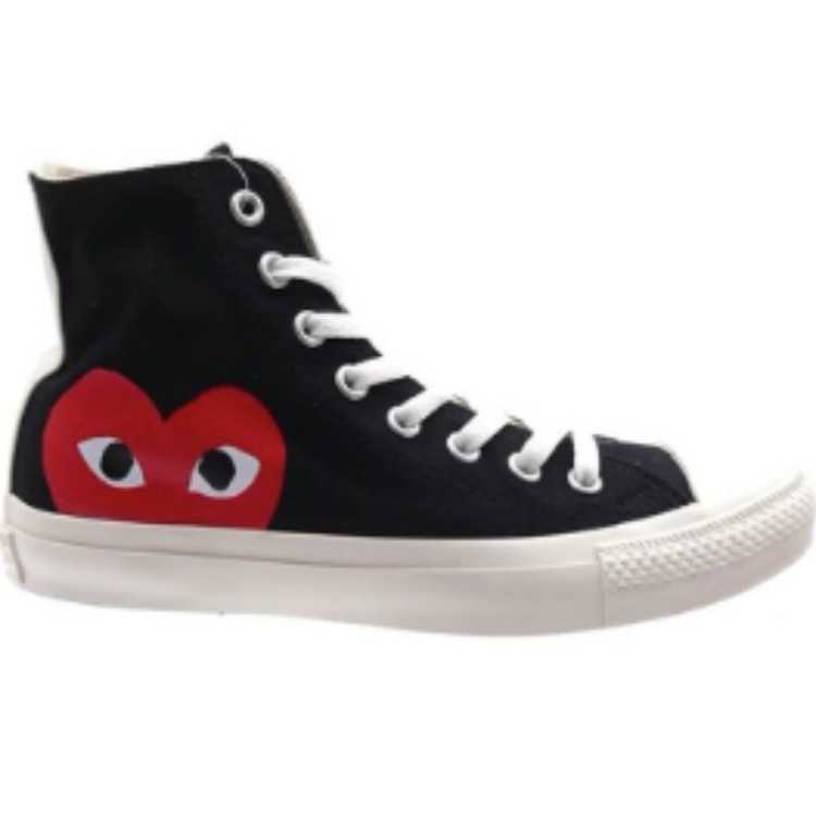 コムデギャルソンプレイ × コンバース オールスター ハイ "ブラック" 26cm