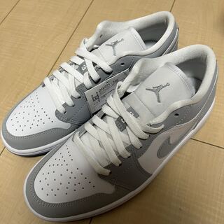 Nike Women's Air Jordan 1 Low Wolf Grey New 25.5cm 25.5cm