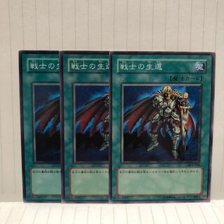 戦士の生還　ノーマル　3枚　マホ子