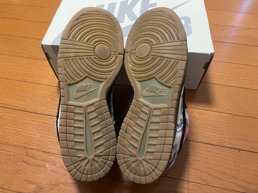 Supreme x Nike SB Dunk Low "Ramelzee" Black/Multi Color 26.5cm