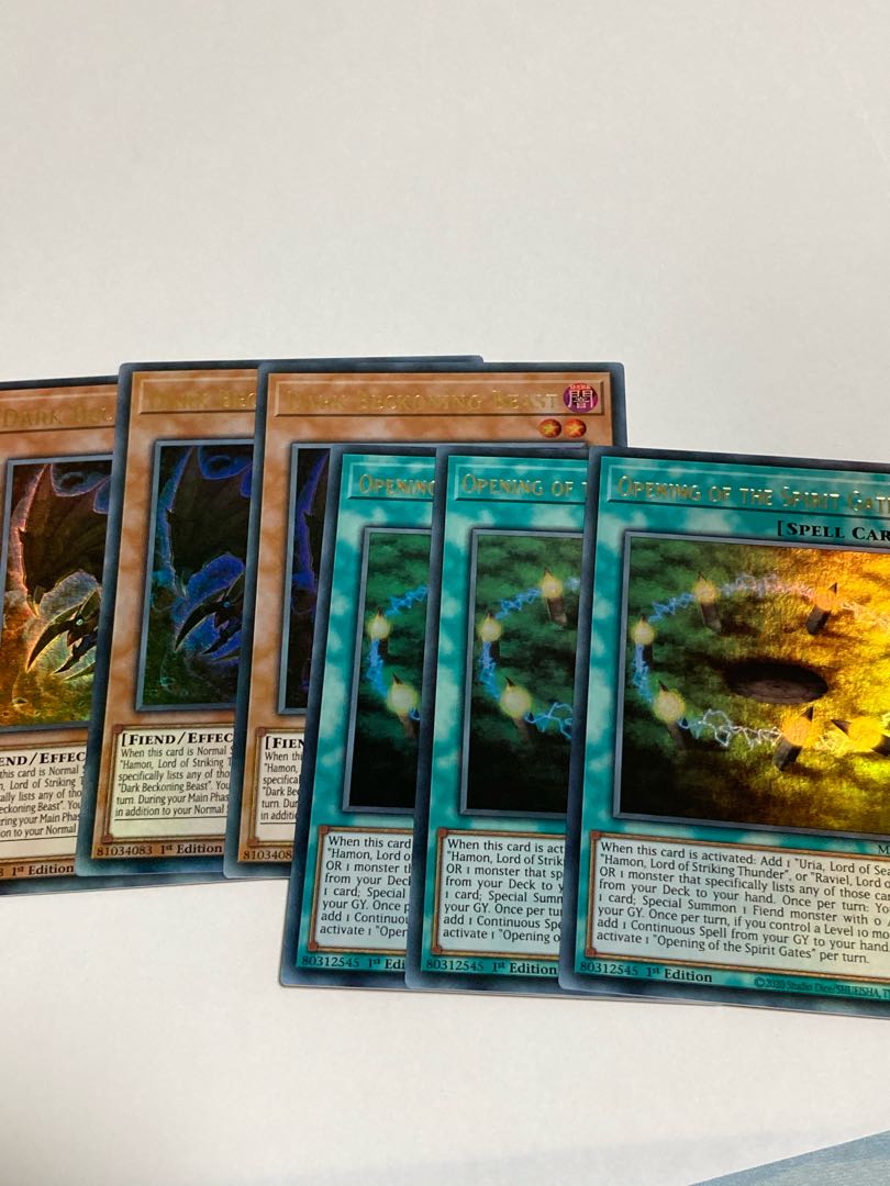 Opening of the Spirit Gates Dark Beckoning Beast English EU edition 3 copies