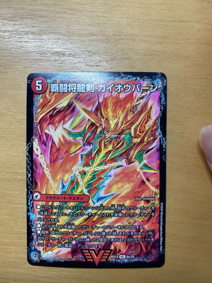 Ha Fighting Shoguryu Sword Gaiowu Burn｜Ha Fighting Gaiowu VIC 6a/25｜6b/25