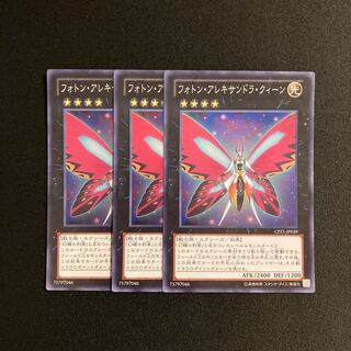 d204 フォトン・アレキサンドラ・クィーン スーパーレア 3枚セット 遊戯王 トレトレ