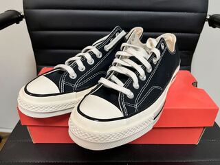 コンバース チャックテイラー CT70 黒 OX 27.5 US9 ブラック  27.5cm