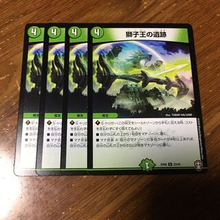 獅子王の遺跡　4枚