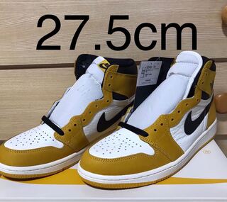 Nike Air Jordan 1 Retro High OG "Yellow Oakle/HoWight/Black" 27.5cm