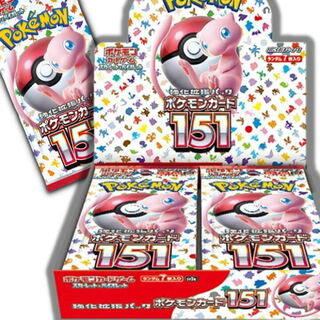 Pokémon Cards 151 new unopened shrink-wrapped 6 box set 6BOX