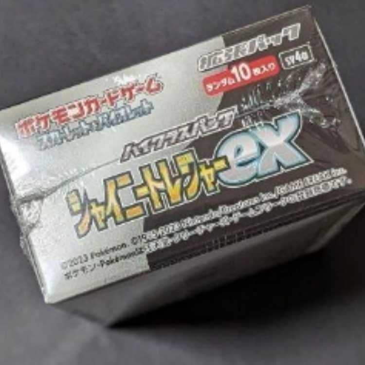 Pokémon Card Game Shiny Treasure ex 1 box, new, unopened, with shuk. 1BOX